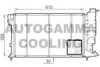 CITRO 1331HS Radiator, engine cooling